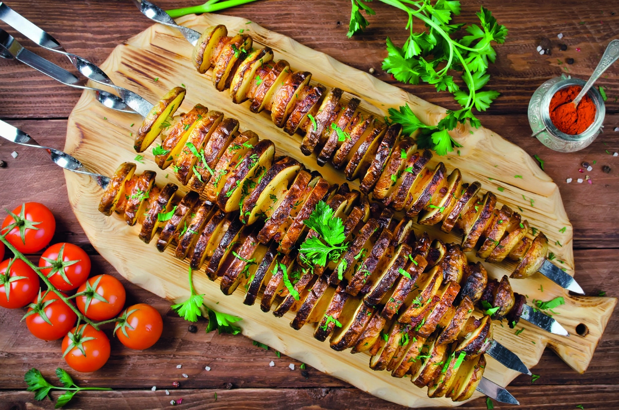 MASZYNKA DO KRĘCONYCH ZIEMNIAKÓW|CHIPSY ZIEMNIACZA Kolor odcienie czerwieni