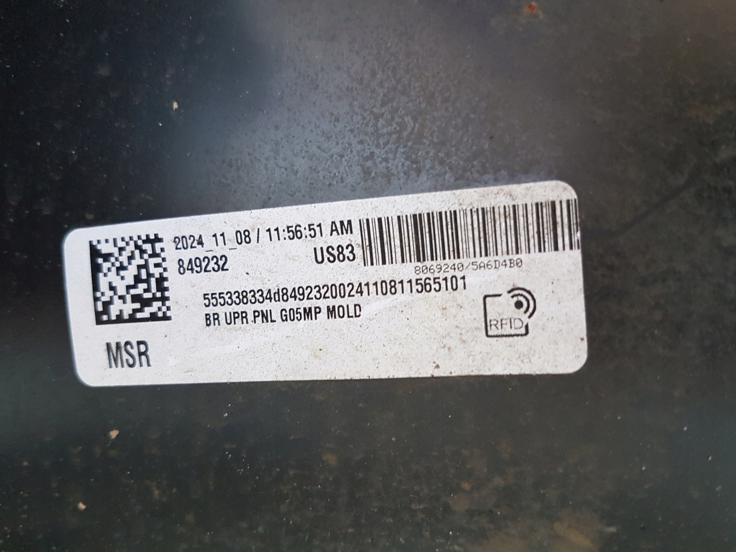lökhárító hátsó BMW X5 G05 m-csomag