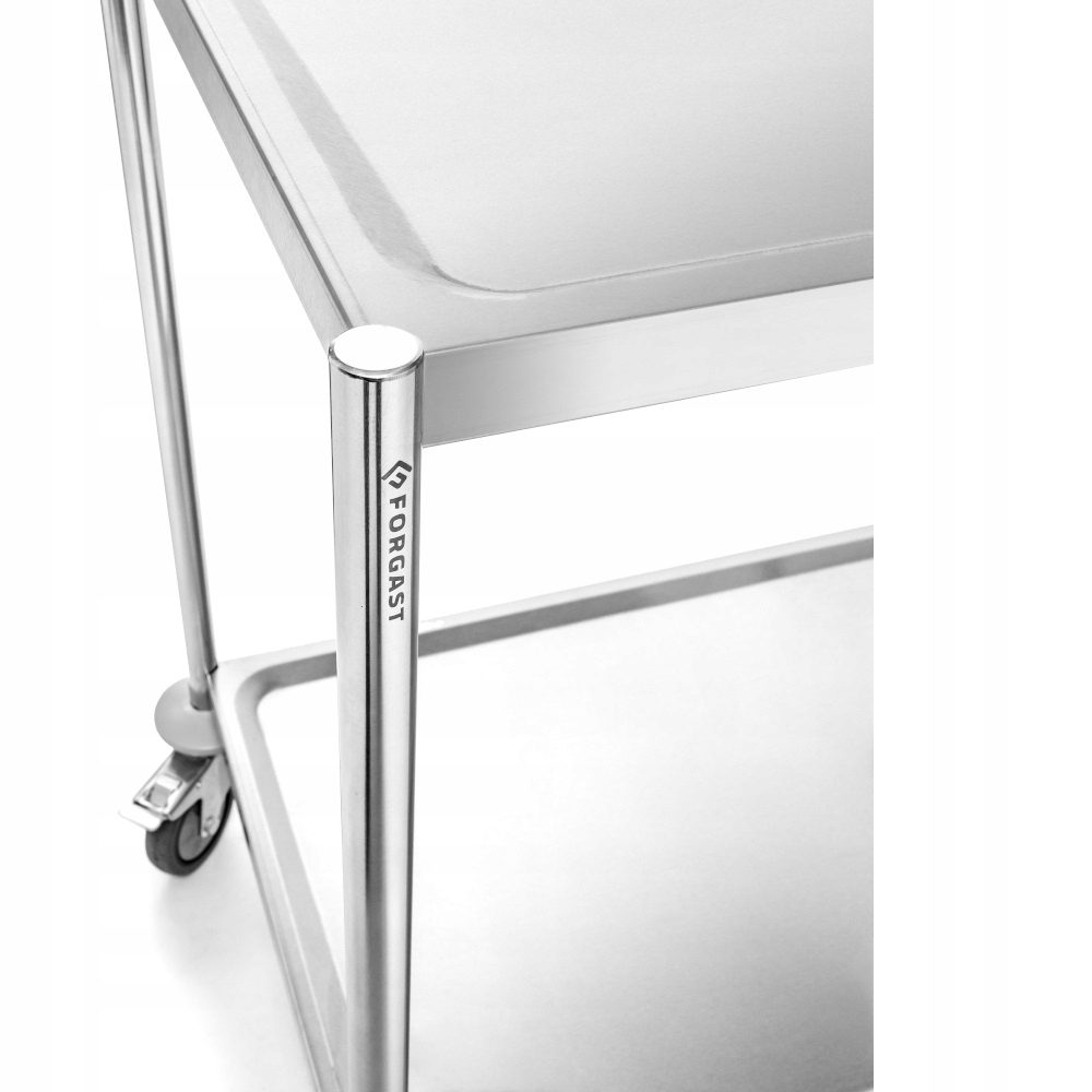 WÓZEK KELNERSKI 2-PÓŁKOWY PŁASKI FORGAST FG01012 EAN (GTIN) 5903714904747