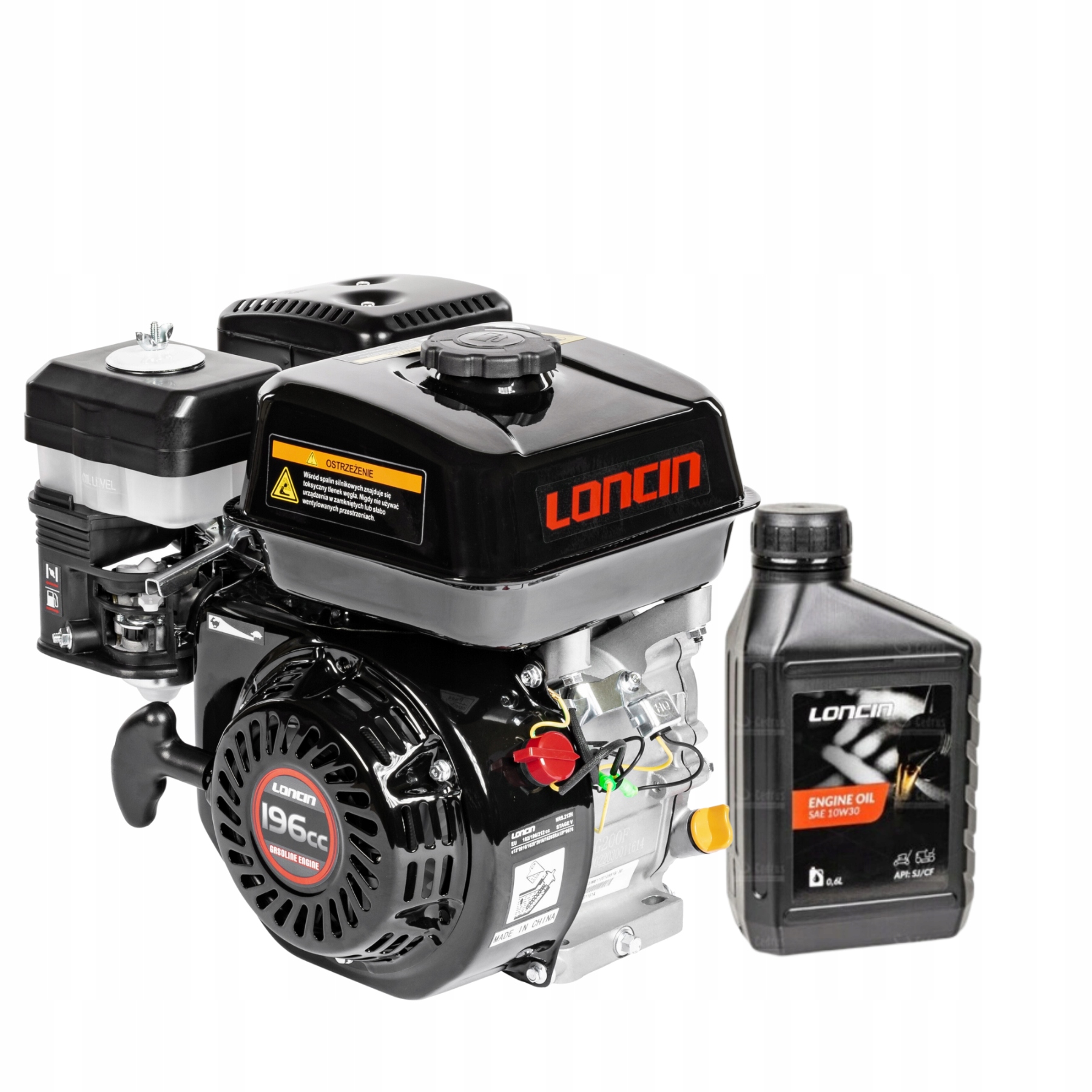 Silnik Loncin G200F-R-M Wał Poziomy Typ R 19,05 mm Mokry Filtr Powietrza