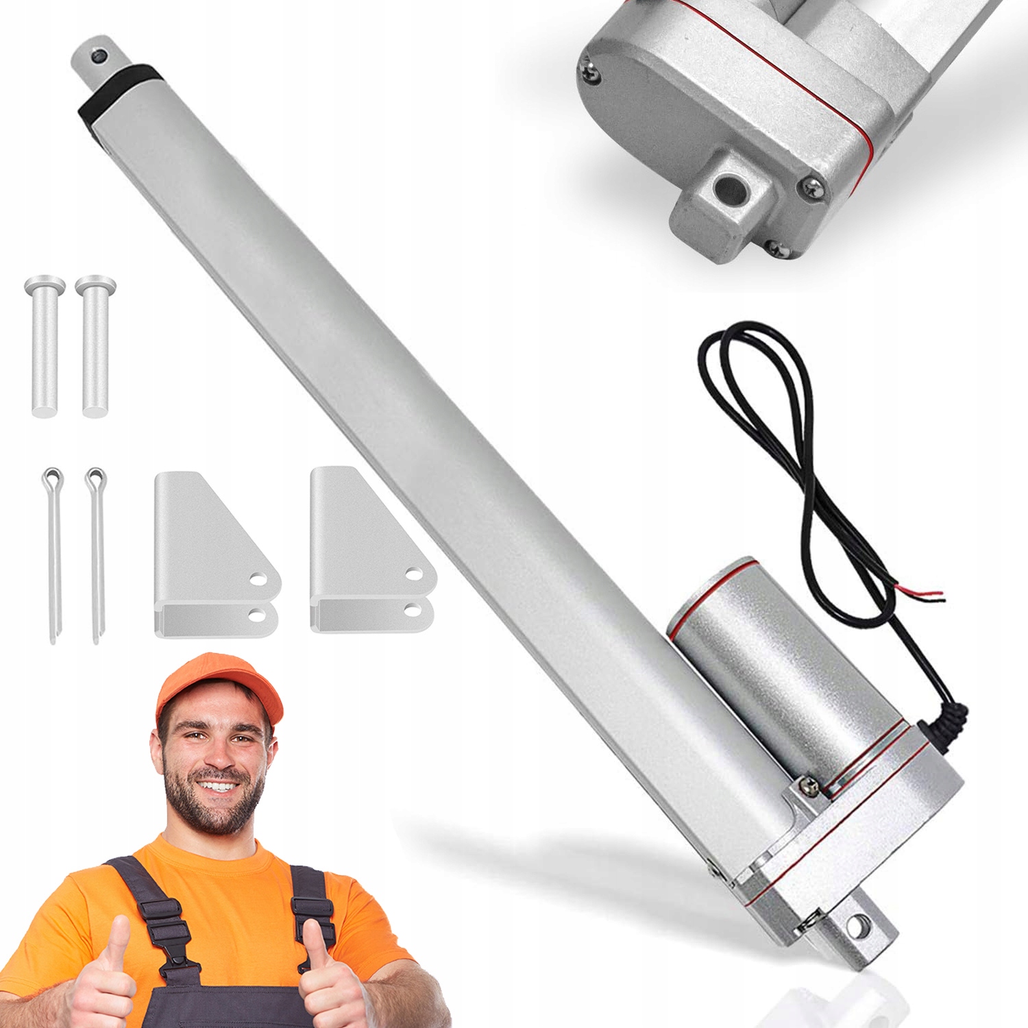 Elektrický Lineární Pohon 12 V Pro Průmyslová Zařízení, Zdvih 200 MM 1000 N
