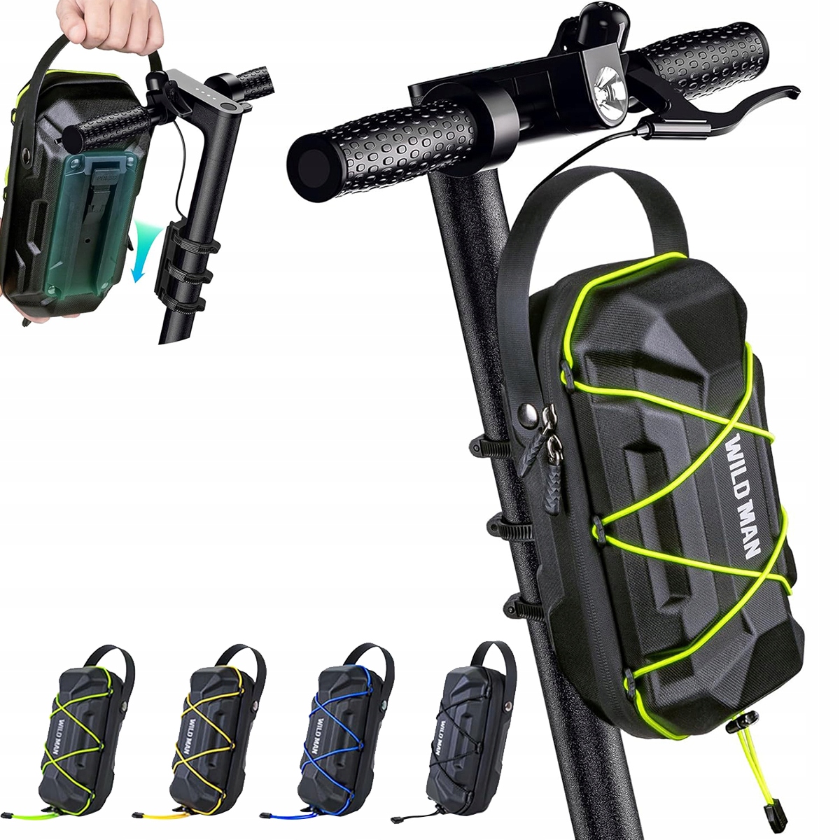 Torba Na Hulajnogę Sakwa Na Kierownicę Wodoodporna Sztywna 3L