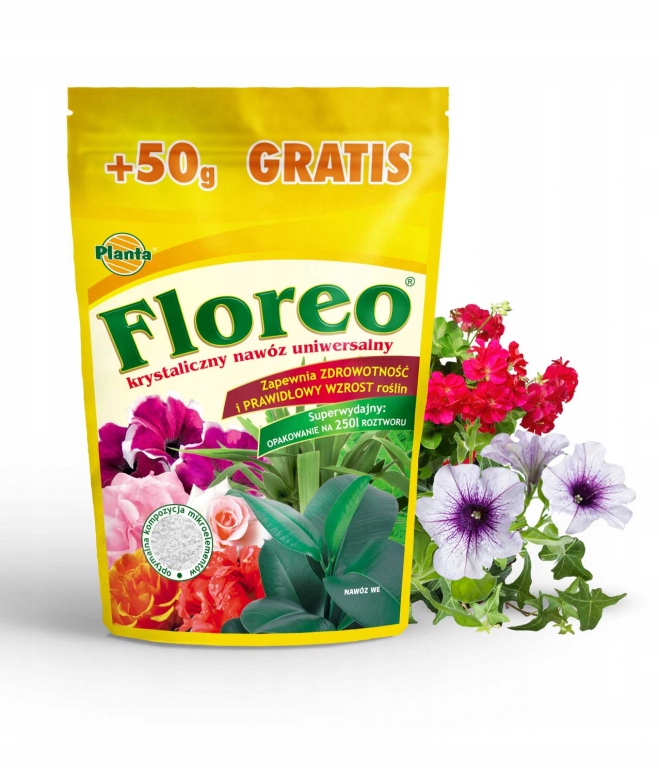 

Nawóz Floreo Uniwersalny Krystal 200g 50g