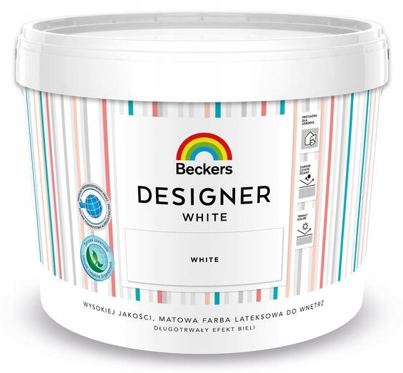 

Beckers Designer White farba lateksowa biała 10L