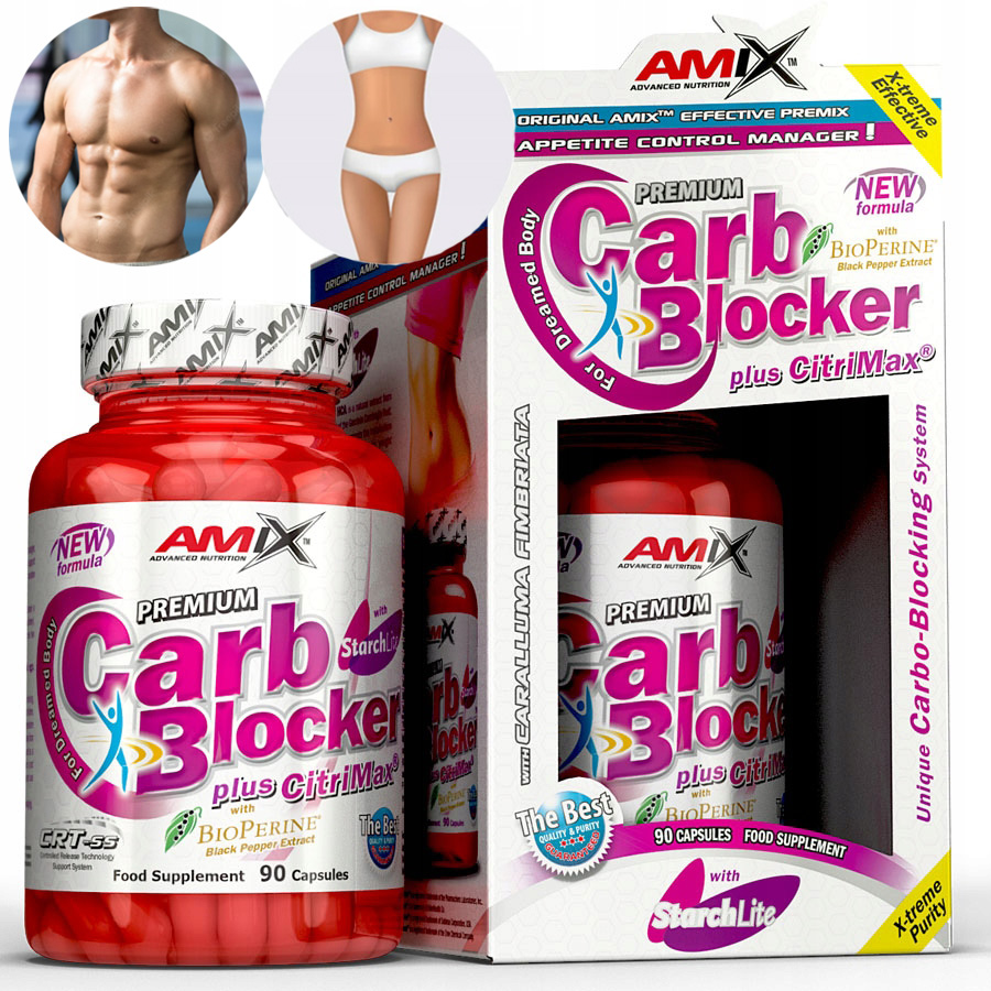 Víceúčelové kapsle Amix Amic Carb Blocker 90 ks