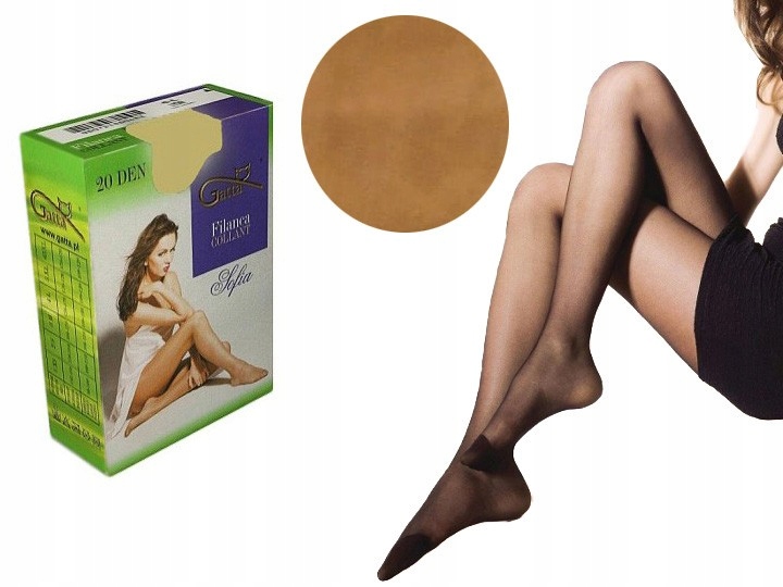 

Rajstopy dla puszystych 6XXL 6XL Sofia Beż Beige