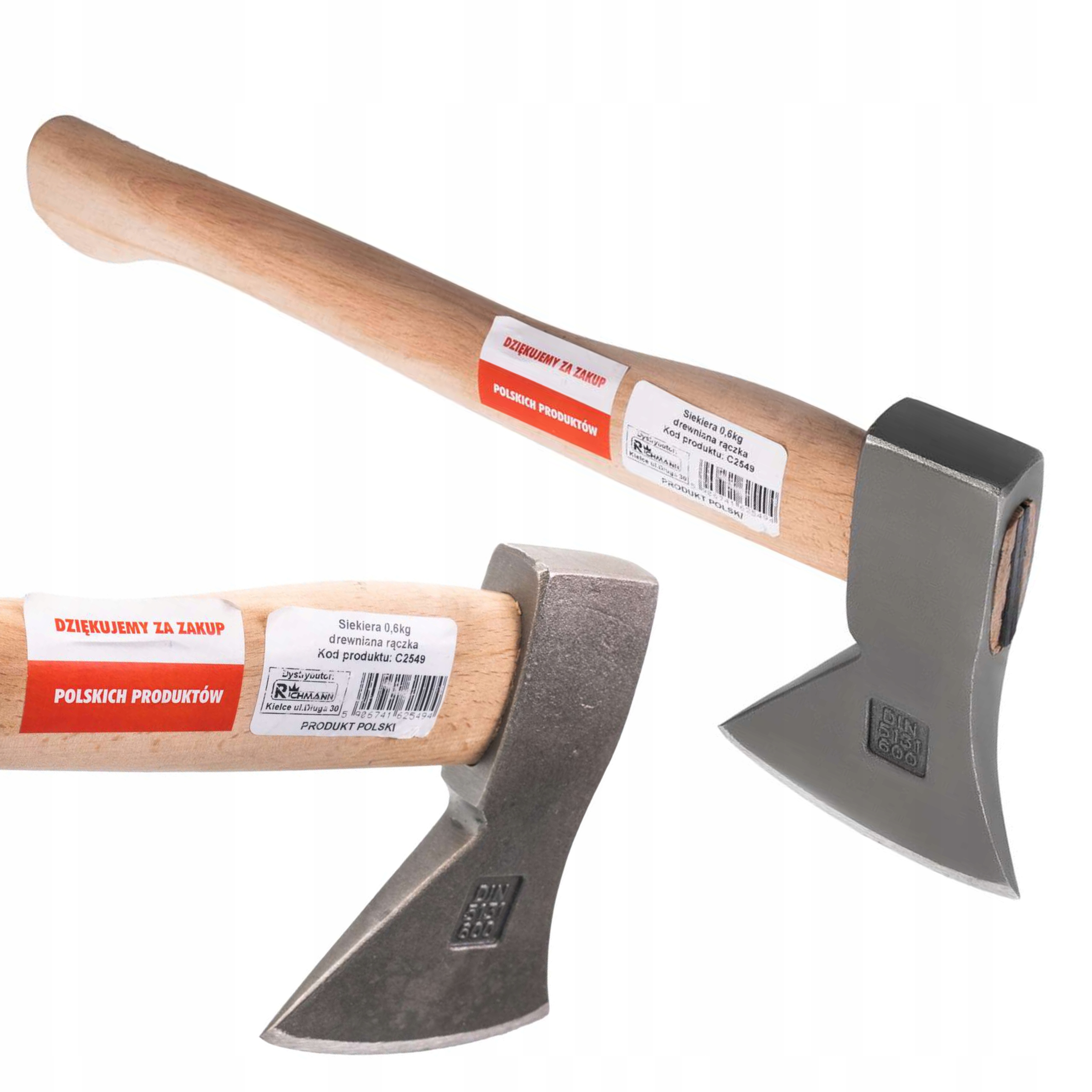 Richmann Siekiera 0,6 Kg Drevená Rúčka Pl C2549