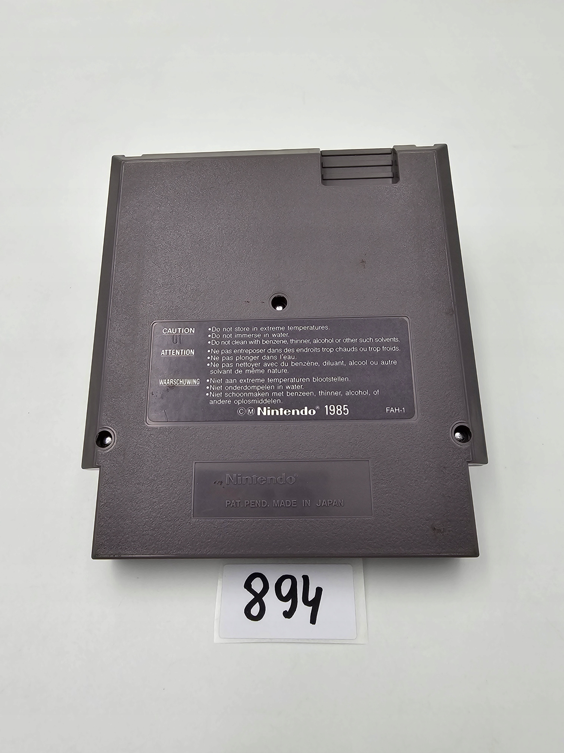 NINTENDO NES TEENAGE MUTANT HERO TURTLES ORYGINAŁ EAN (GTIN) 893069001145