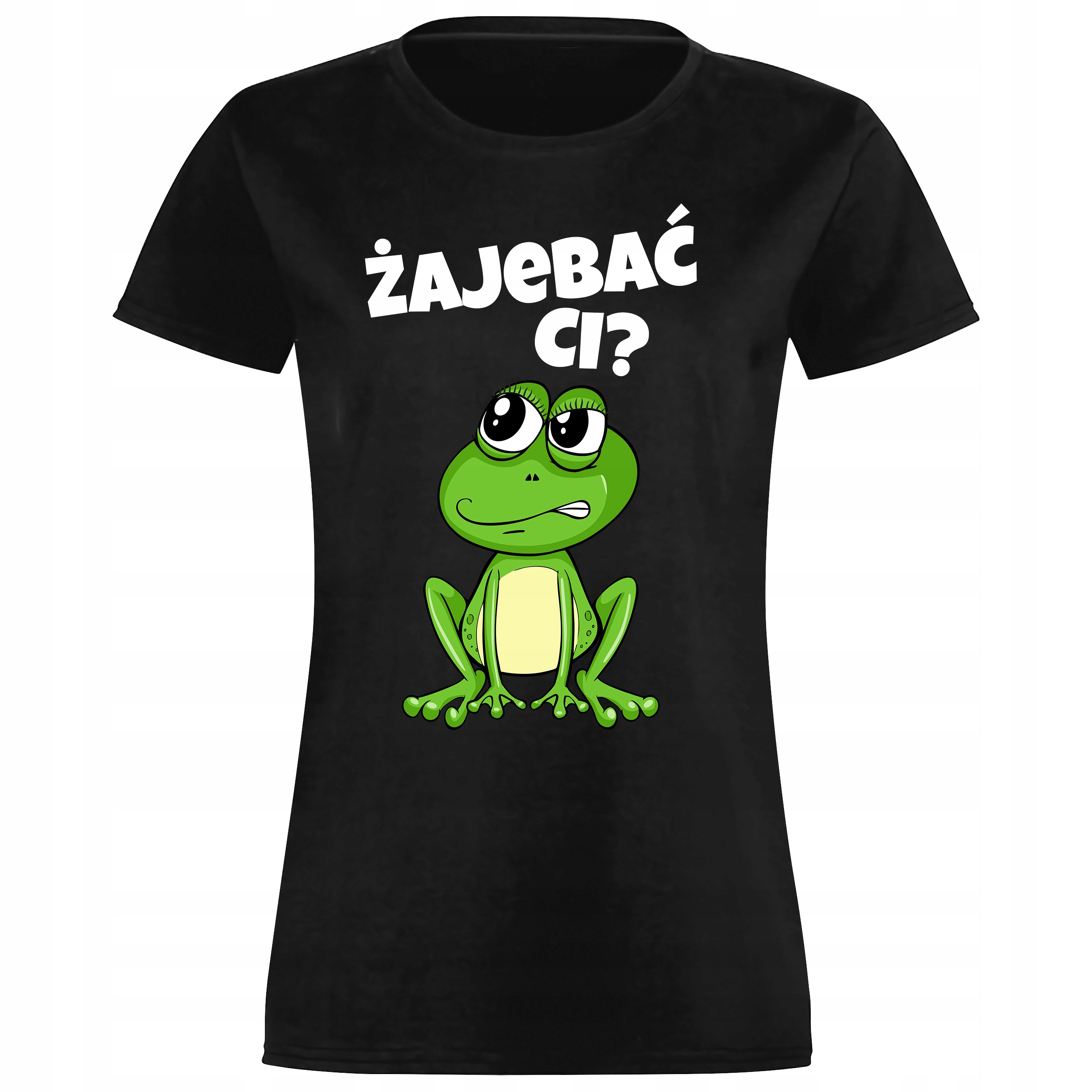 

Damska Koszulka T-shirt Żaba Zajebać CI Rozmiar L