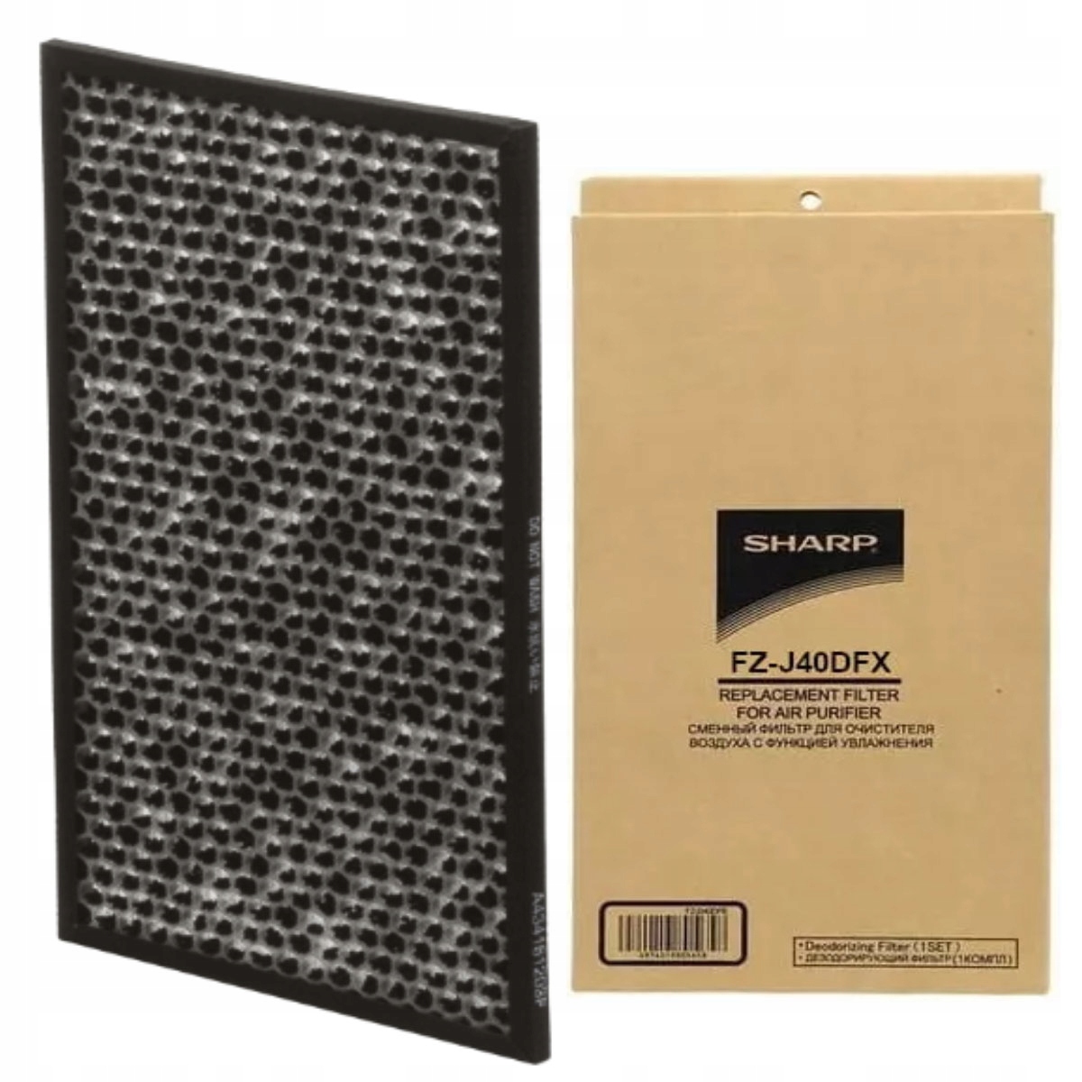 Originální uhlíkový filtr pro čističku vzduchu Sharp FP-J40EUW