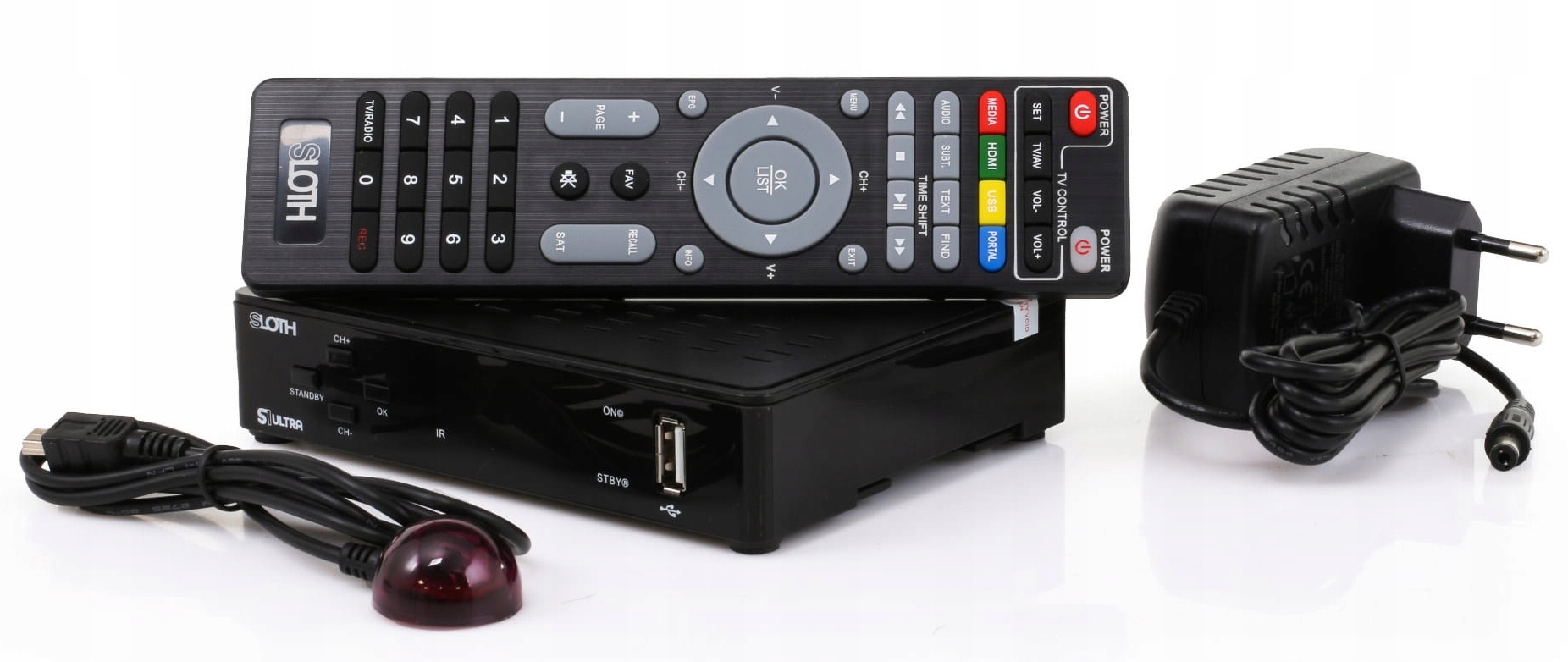 Tuner Dekoder Satelitarny Opticum Sloth Ultra S1 FTA Astra Hotbird CA CONAX Transmisja HD SD