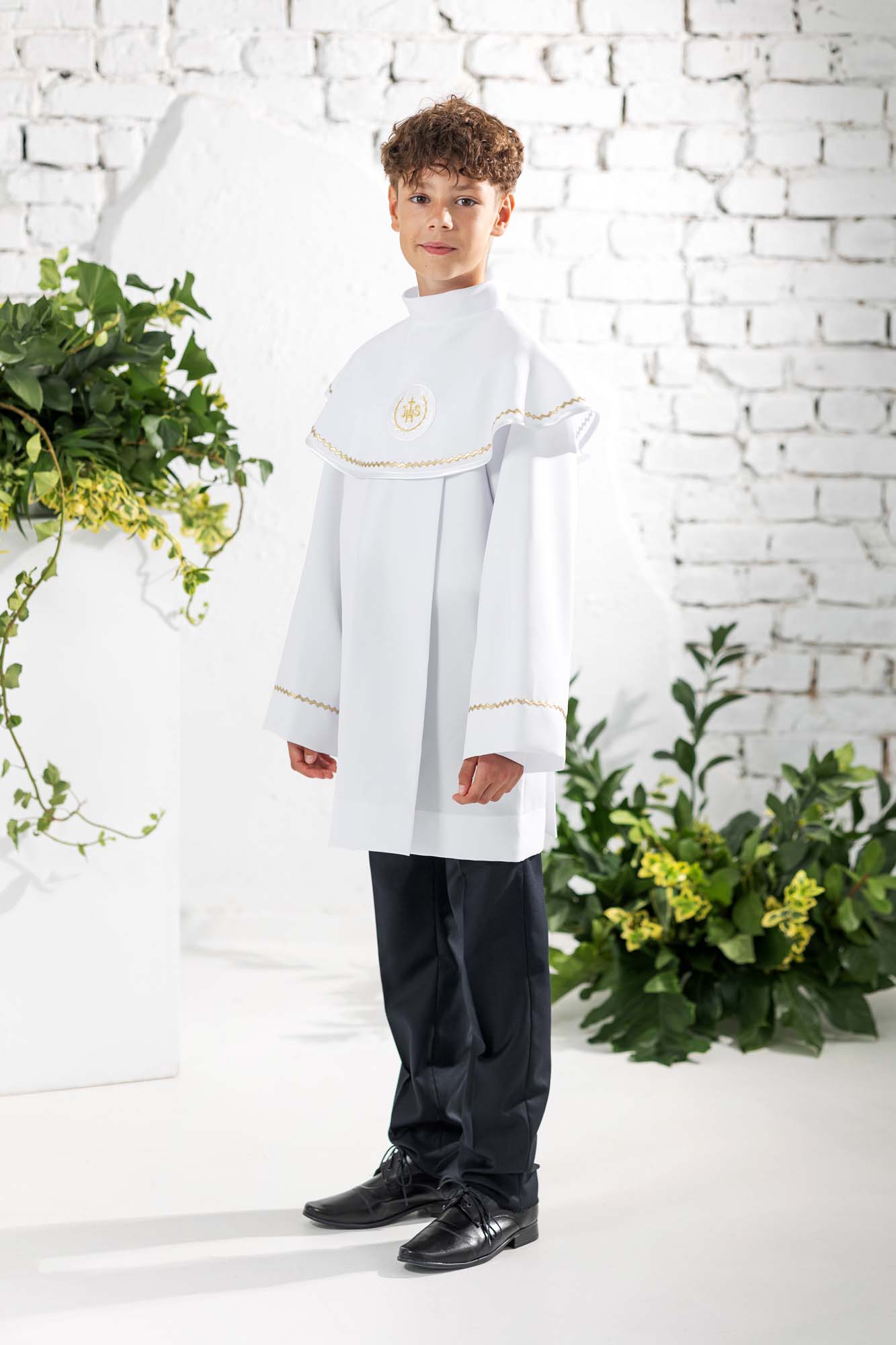 Alba komunijna - krótka dla chłopca - r. 128 EAN (GTIN) 5907541986259