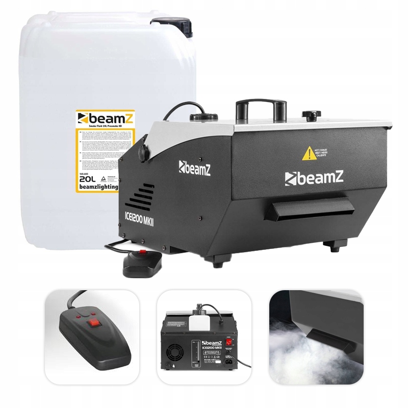 

Wytwornica dymu Ciężkiego niskiego 1200W +płyn 20l