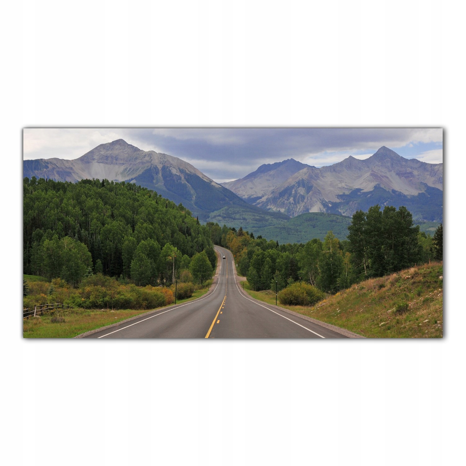 

Obraz na szkle Foto Droga Góry Skały Usa 140x70