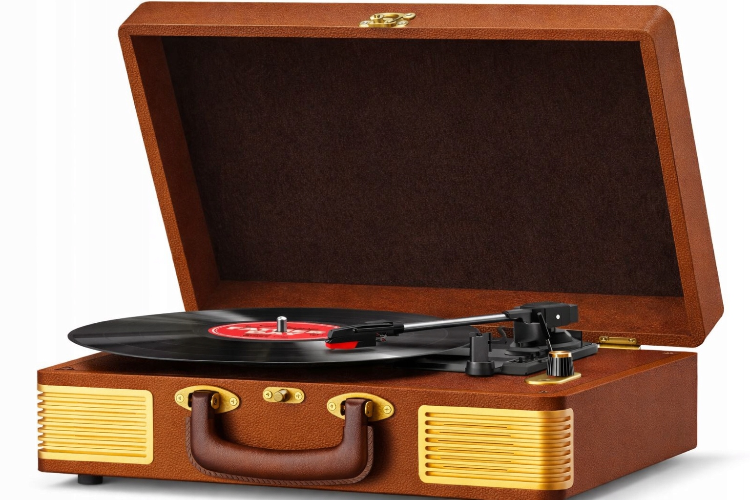Vinylový Gramofon Fydee A5 Bluetooth Reproduktor Aux Vintage Rca Out Retro Rtv