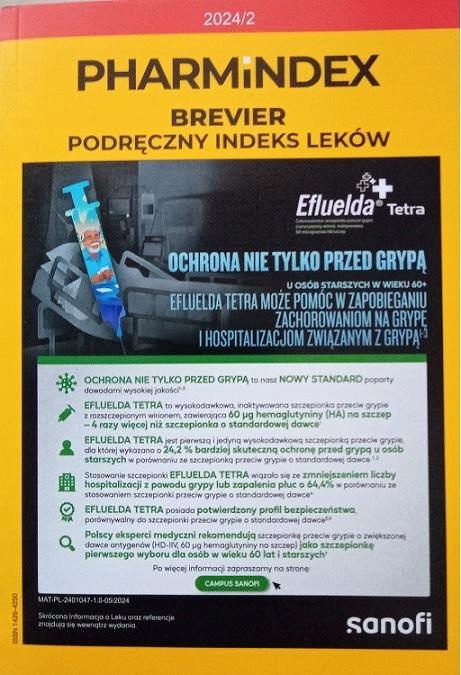 PHARMINDEX BREVIER PODRĘCZNY INDEKS LEKÓW 2024/2