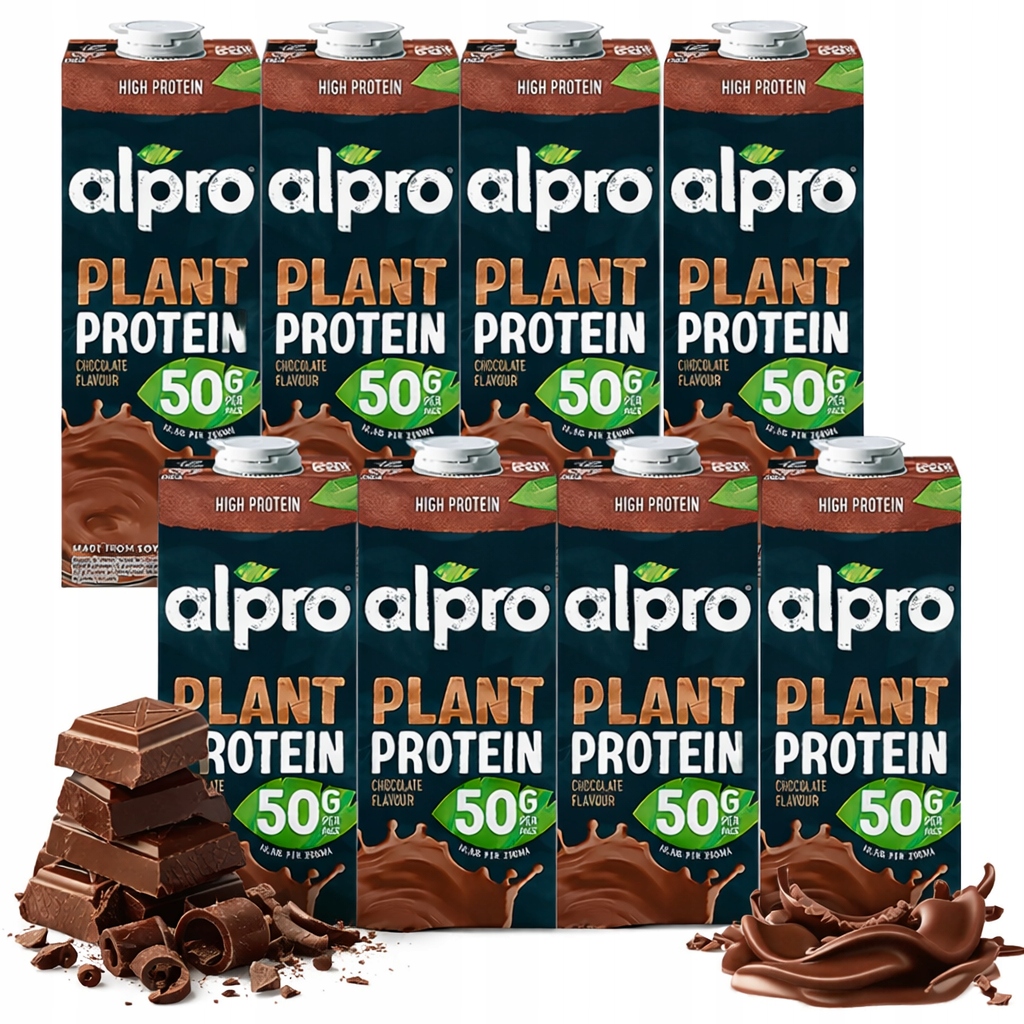 Alpro Plant Protein Napój Sojowy Czekoladowy 1L