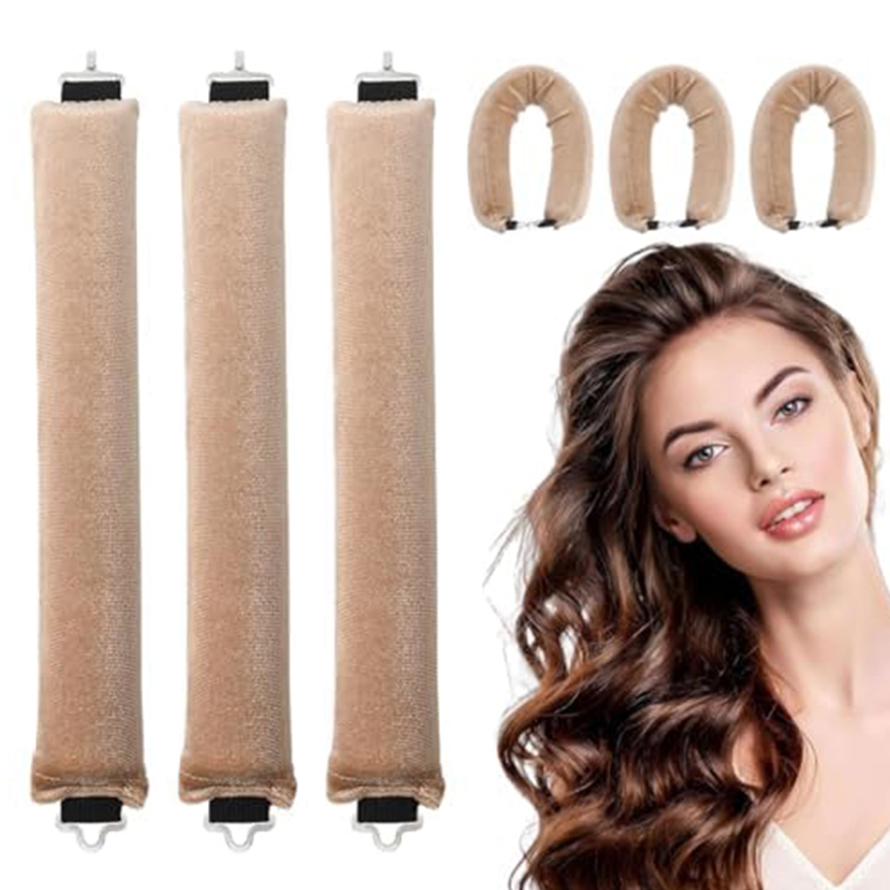 Válečky Blowout Papiloty Na Natáčení Vlasů 3 Kusy Velurové Blowout Khaki