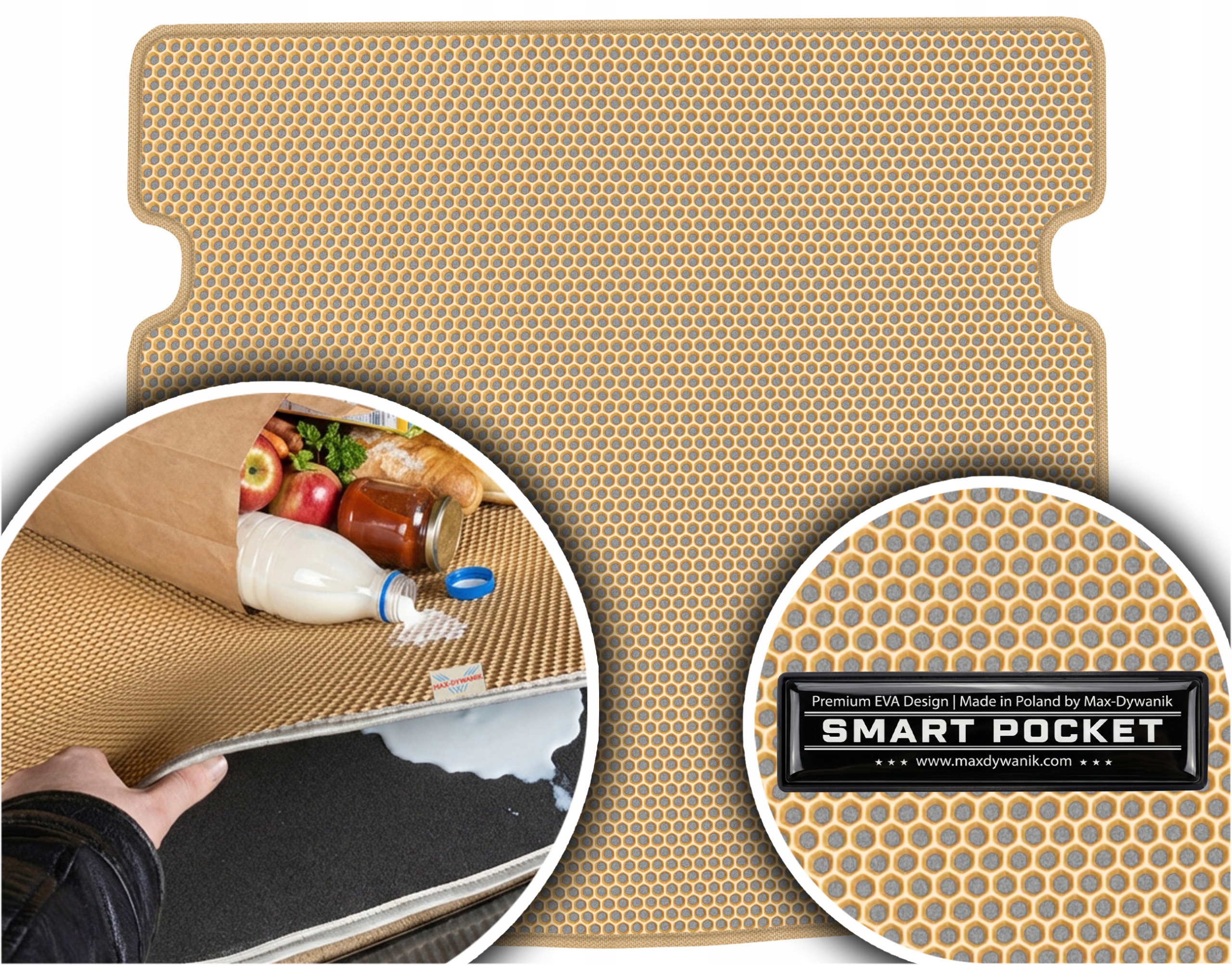 Peugeot 307 Kombi 2001-2008 Vložka batožinového priestoru Eva Smart Pocket Béžová