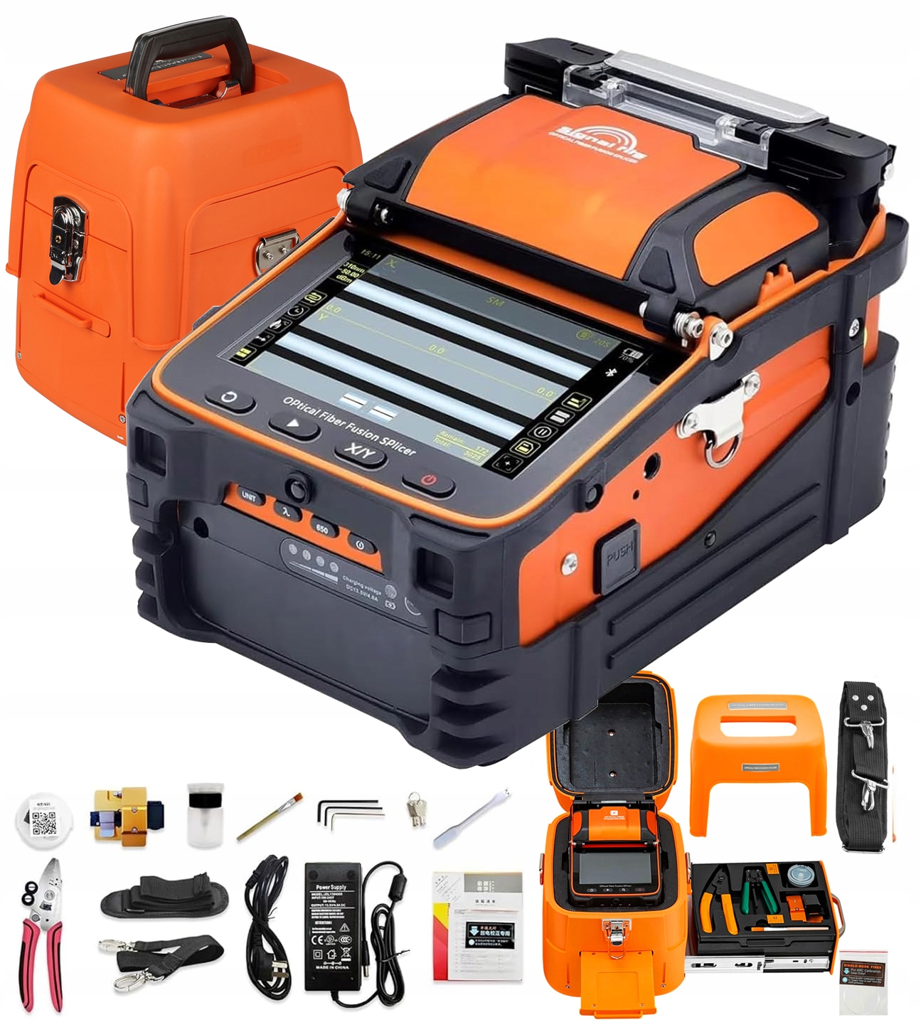 Optická zváračka Singal Fire AI-9 Kufrík Nástroje