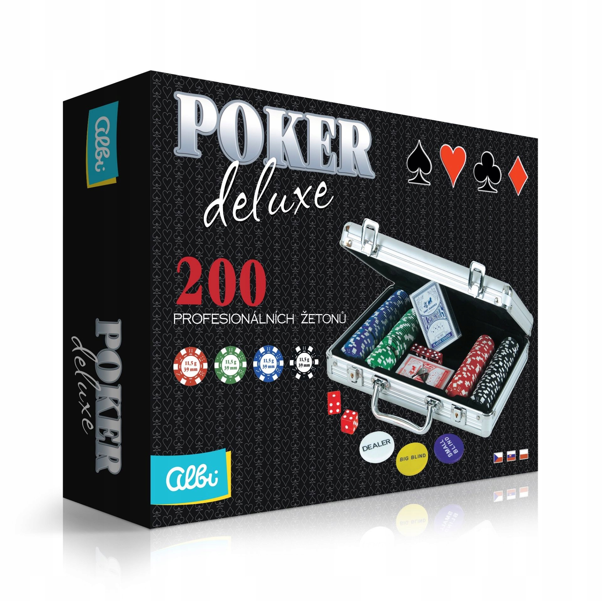Albi Poker deluxe (200 žetonů)