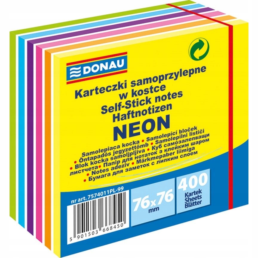 

Notes Karteczki Samoprzylepne Kostka 400k 76x76