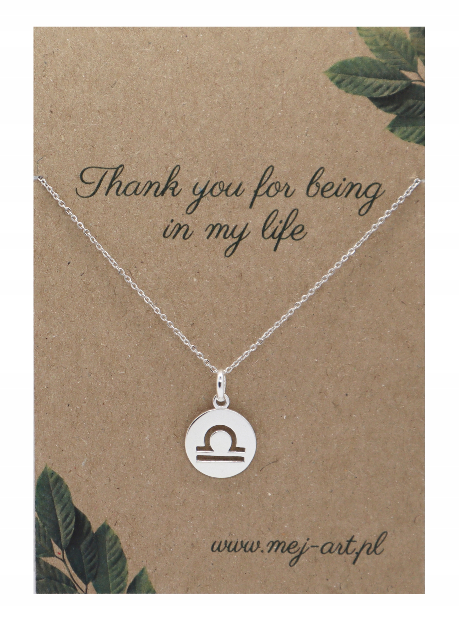 

Srebrny Znak Zodiaku Waga Srebro Złoto