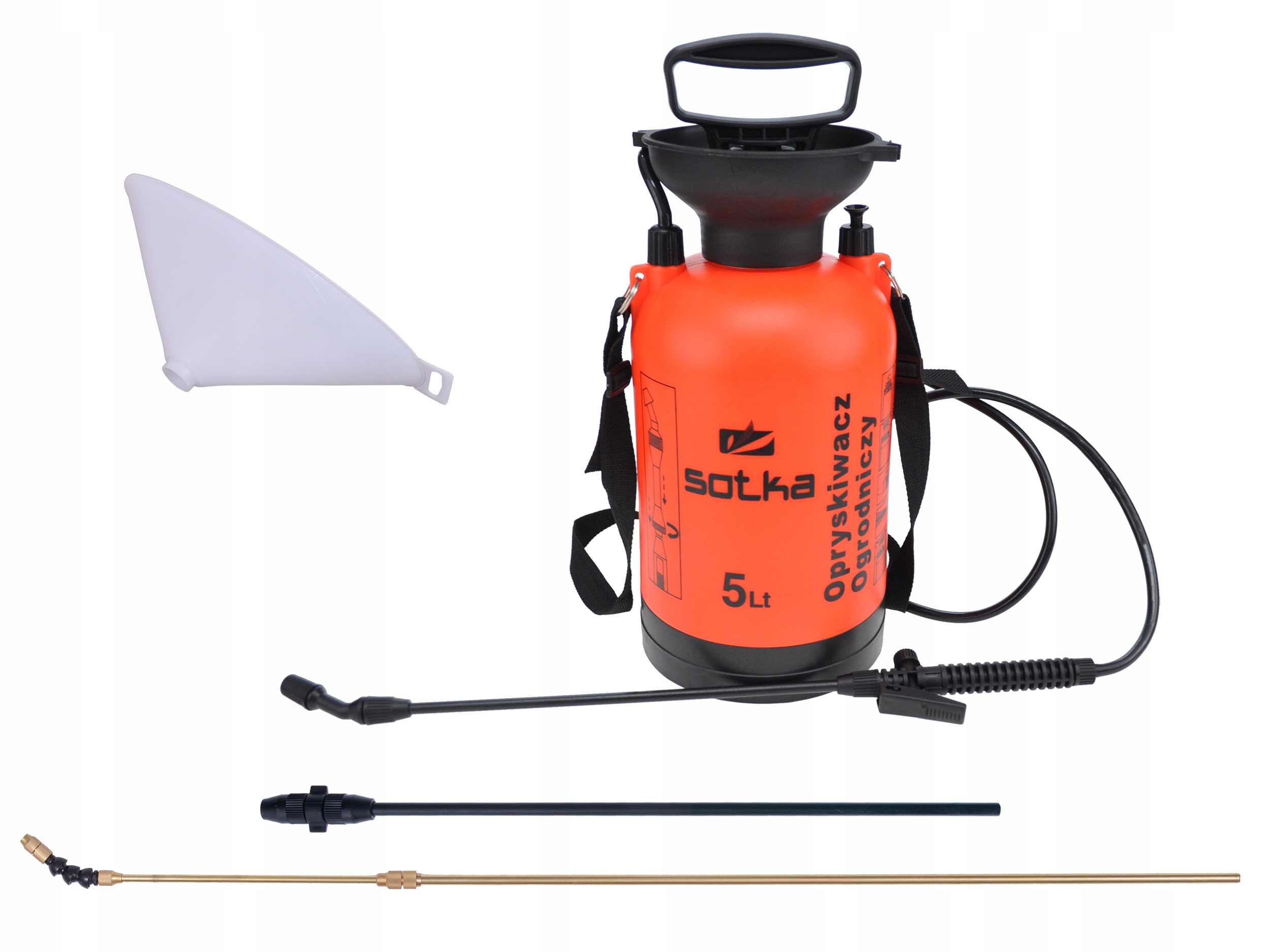 Postřikovač 5L Lanca 0,7 m Spojka Kryt Zavlažovač Tlakový postřikovač