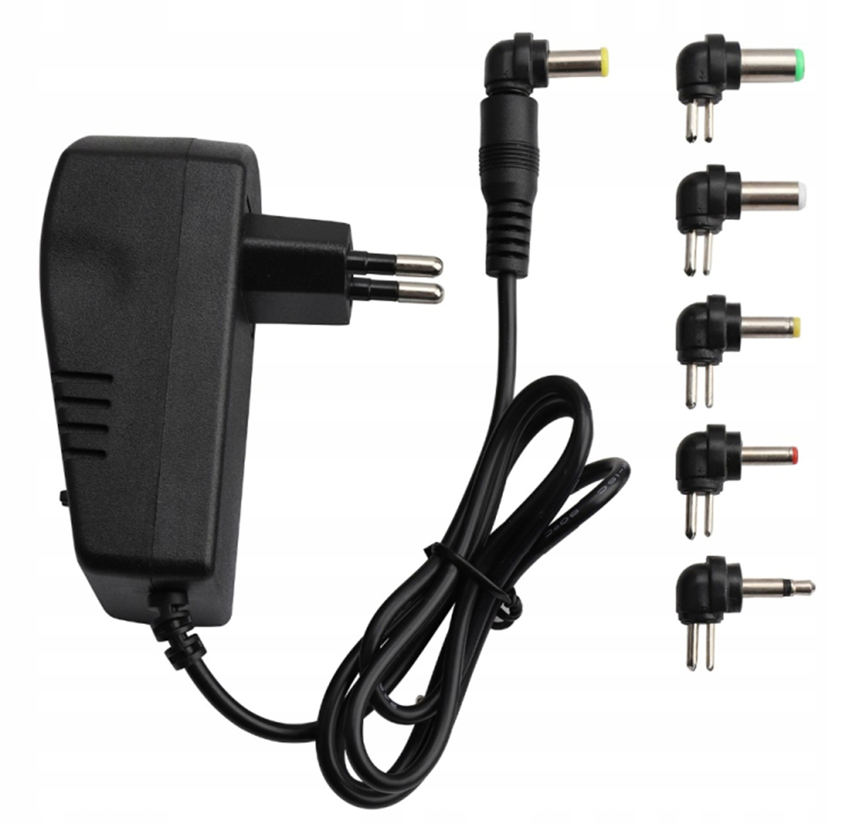 

PLP52 Zasilacz Uniwersalny Ładowarka 12V DC 6 Wtyk