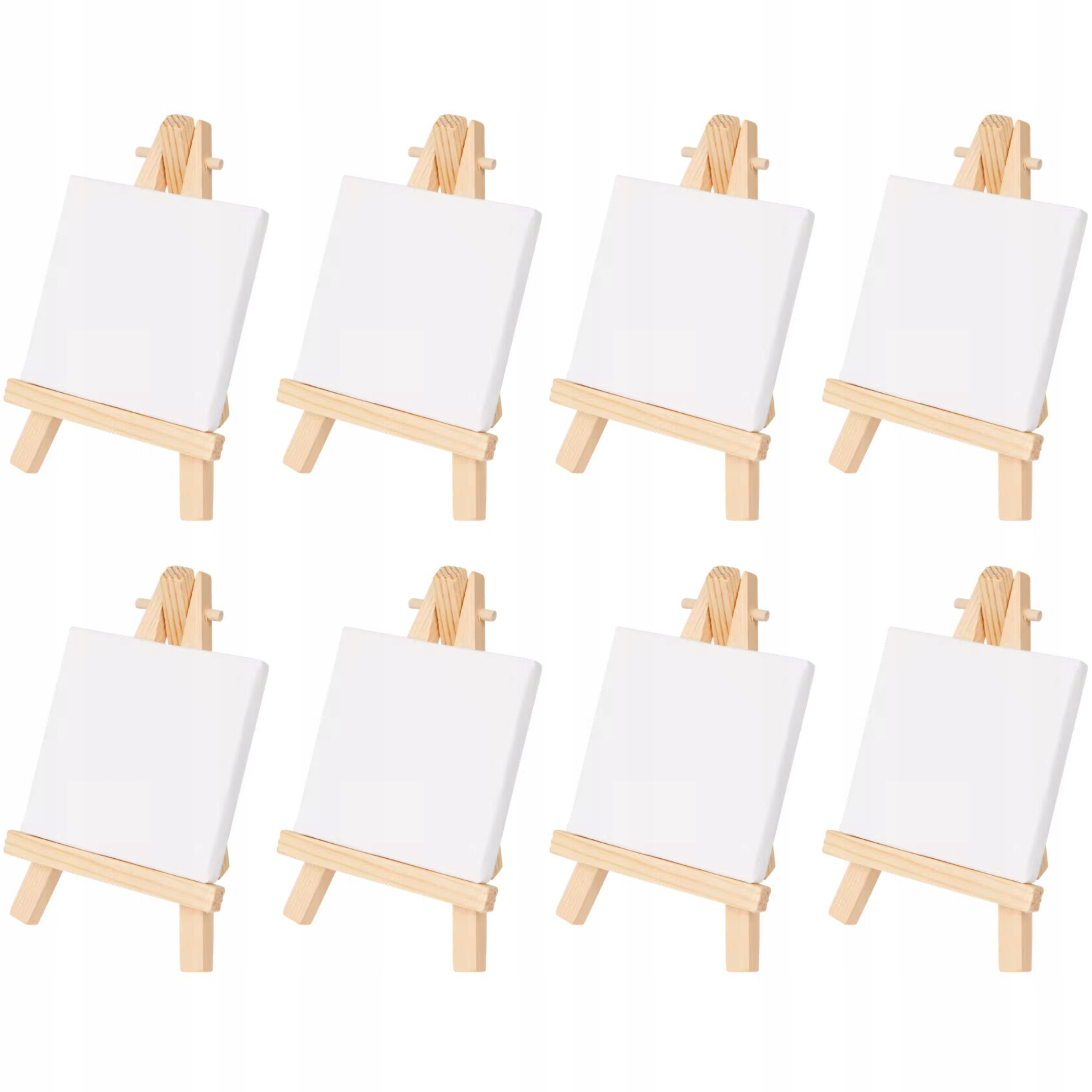 8x MAŁA SZTALUGA + 8x MINI PŁÓTNO MALARSKIE 7x7cm