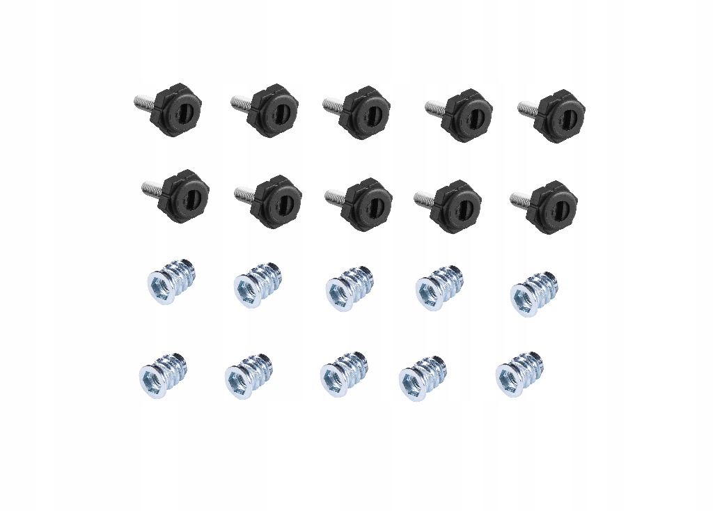 NÓŻKA STOPKA REGULOWANA MEBLOWA MUFA M6 x 27 10szt