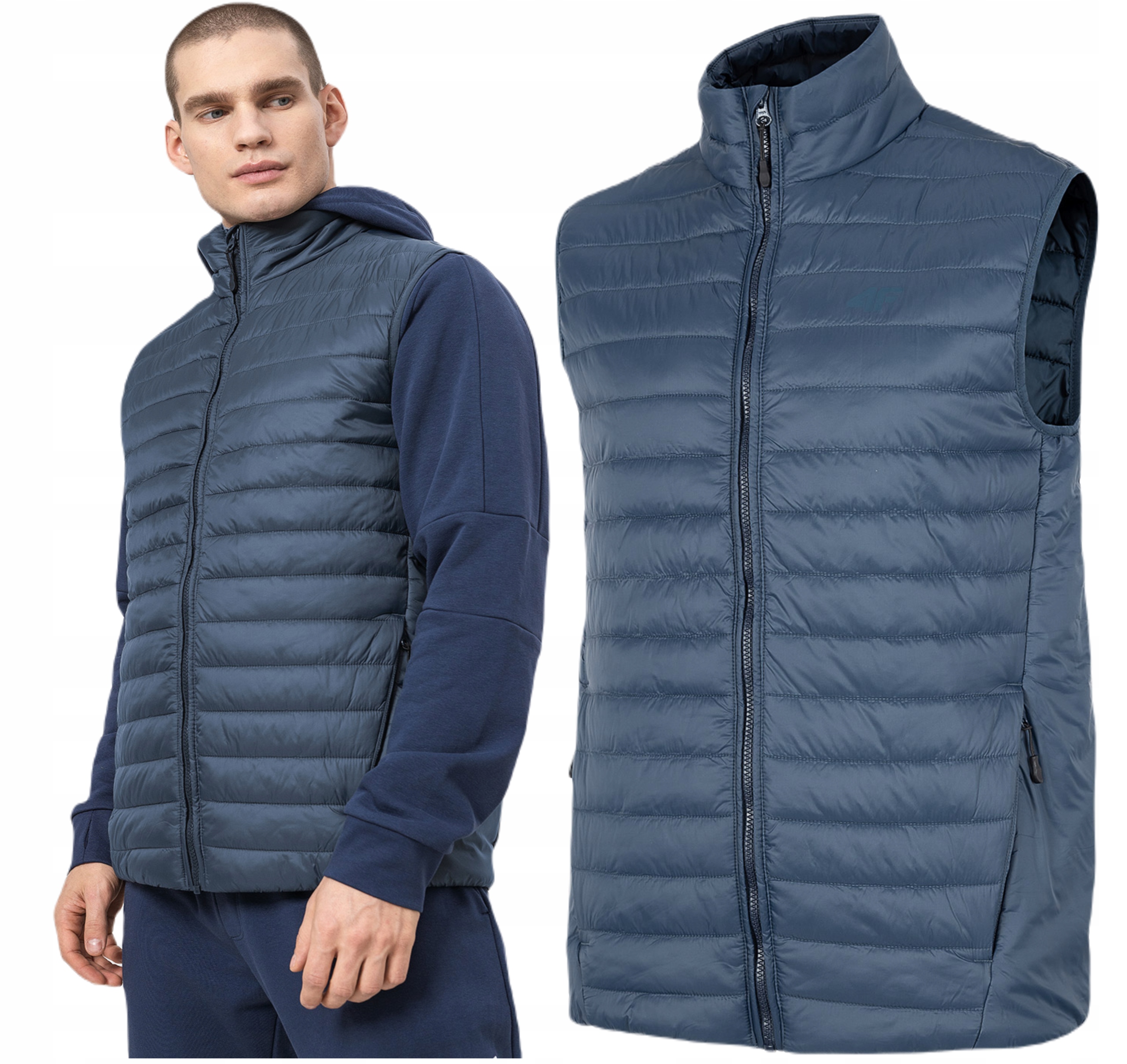 

Męski Bezrękawnik Puchowy 4F Kamizelka KUMP001 XXL