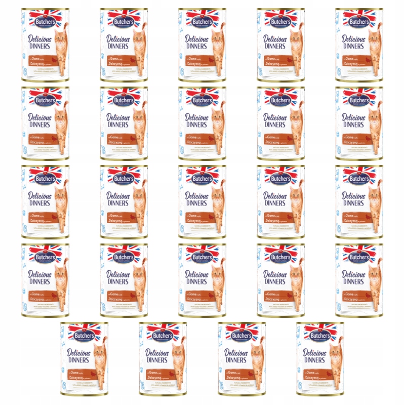 Butcher's Delicious Dinners krmivo pro kočky zvěřina 400 g X24