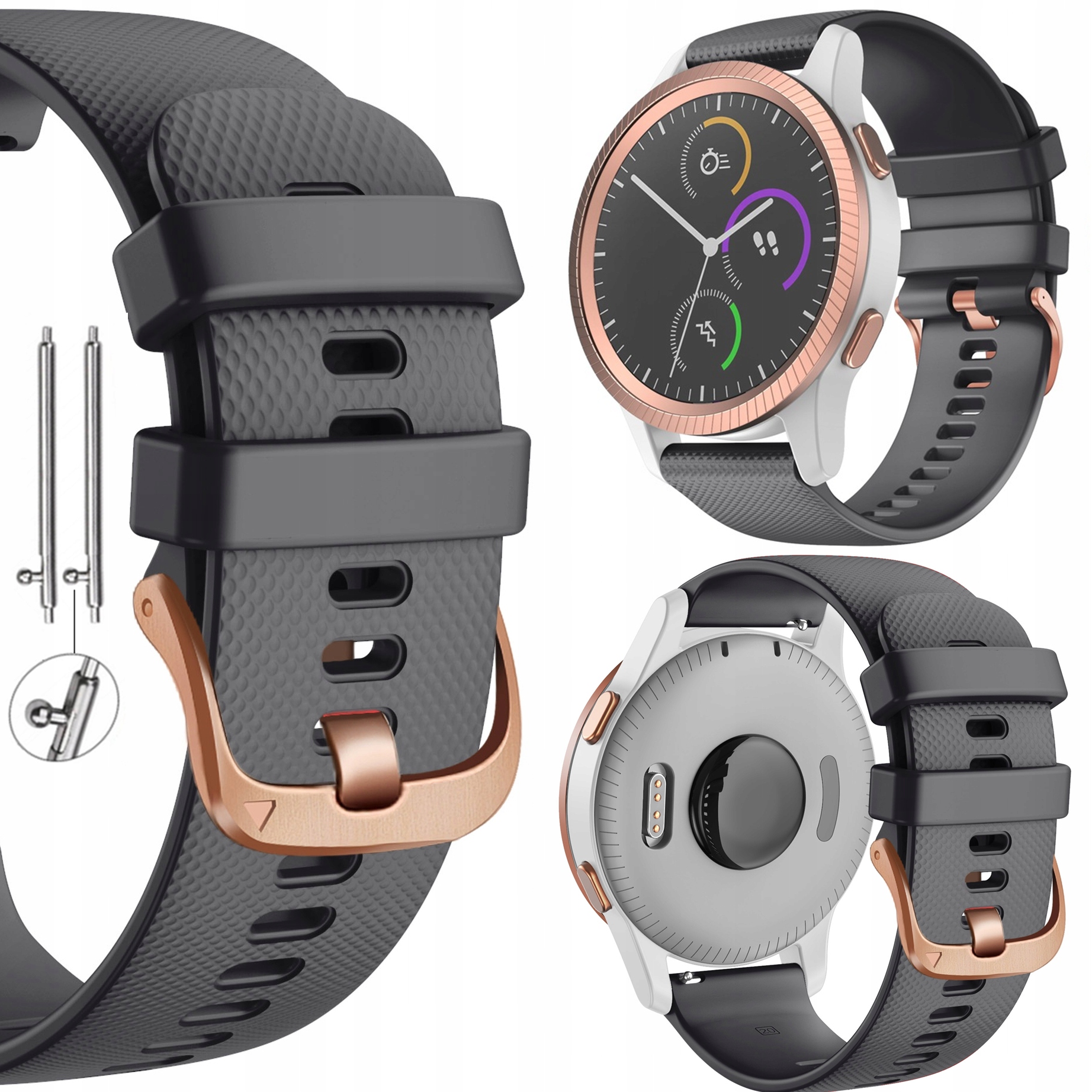 Pasek Garmin Vivoactive 3 3 Music Vivomove Hr Venu