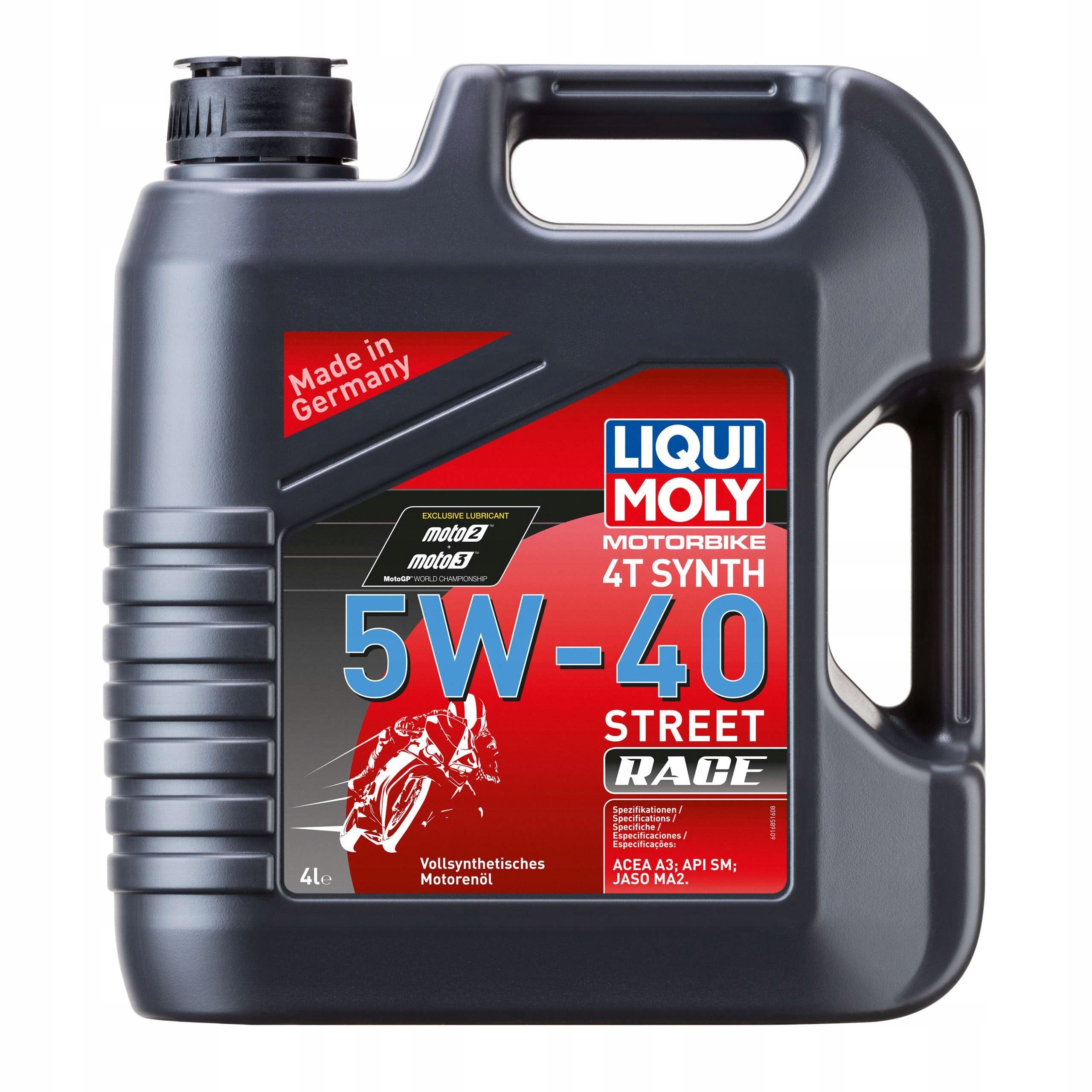 

Olej Motorbike 4T Synth 5W-40 Street Race 4L
