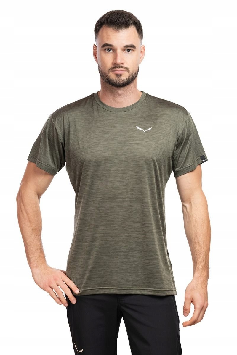 Pánská treková košile Salewa Puez Melange Dry Ss Tee 48__M