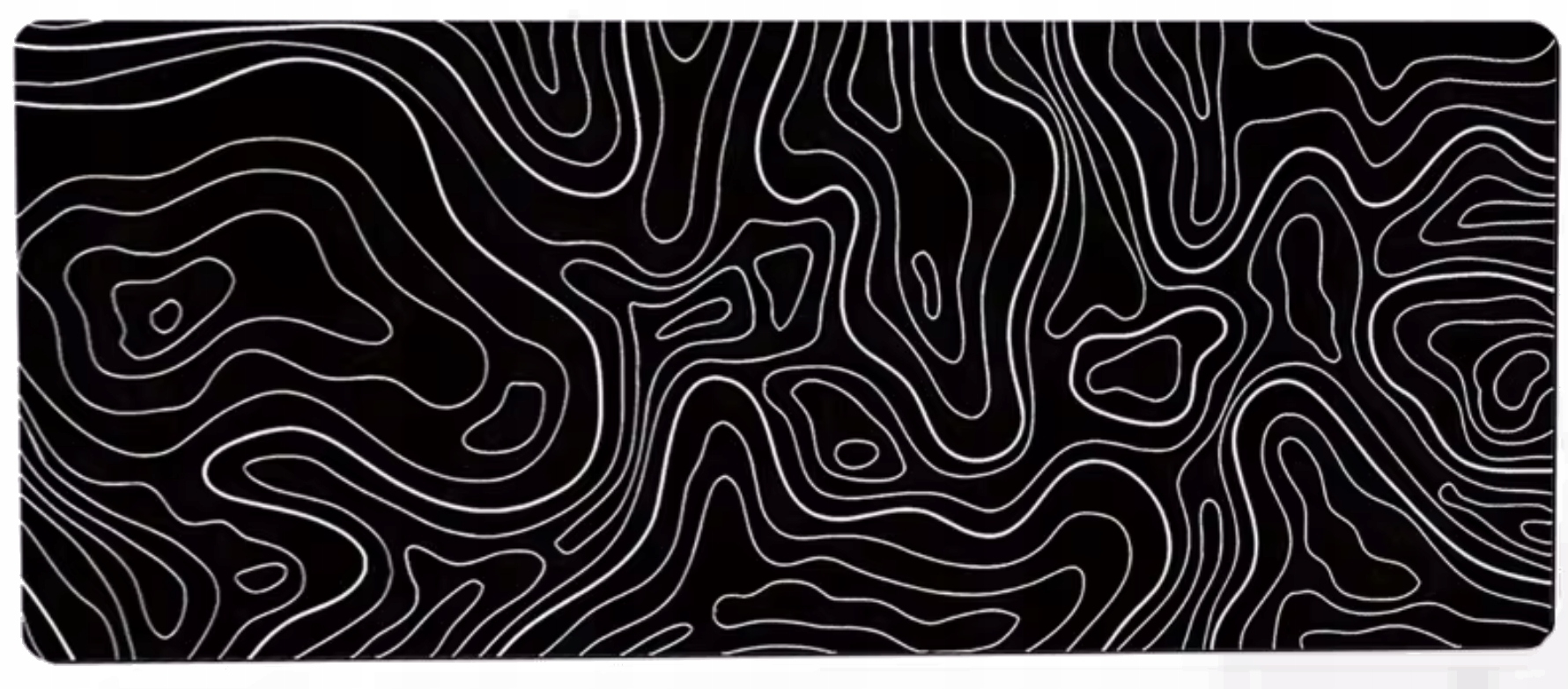 Podkładka pod mysz klawiaturę XXL duża na biurko Czarne 100x50 cm