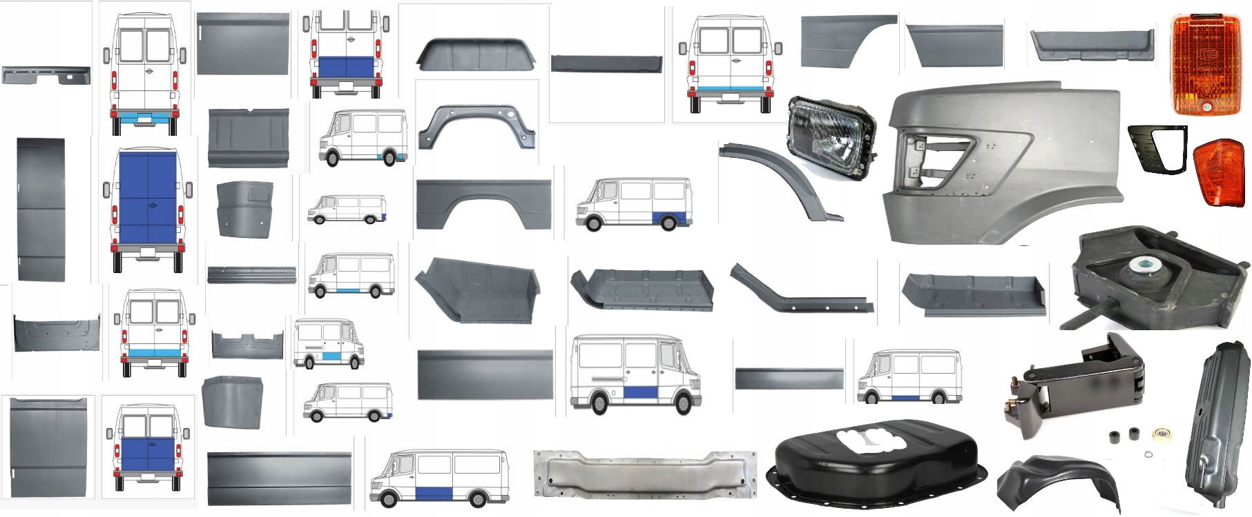 PROG BLOTNIK MASKA DRZWI STOPIEN MERCEDES KACZKA Part number 565556898 911
