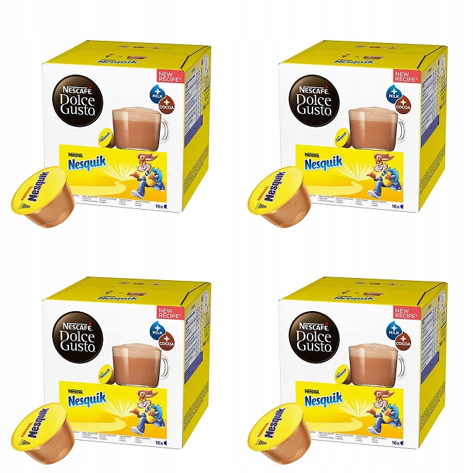 Levně Kapsle pro Nescafè Dolce Gusto Nesquik 4x16 (64 ks) Čokoládové