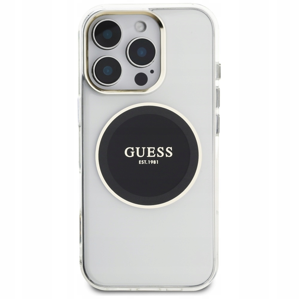 Pouzdro Guess pro iPhone 16 Pro, obal MagSafe, zadní kryt