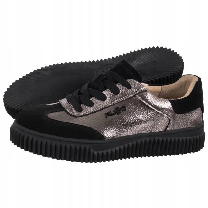 Dámské polobotky Sportovní tenisky Filippo Stříbrné DP7123/25 Gn