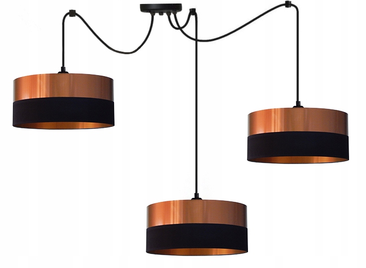 

Lampa Wisząca/sufitowa Led Loft Pająk 3xABAŻUR 1/2
