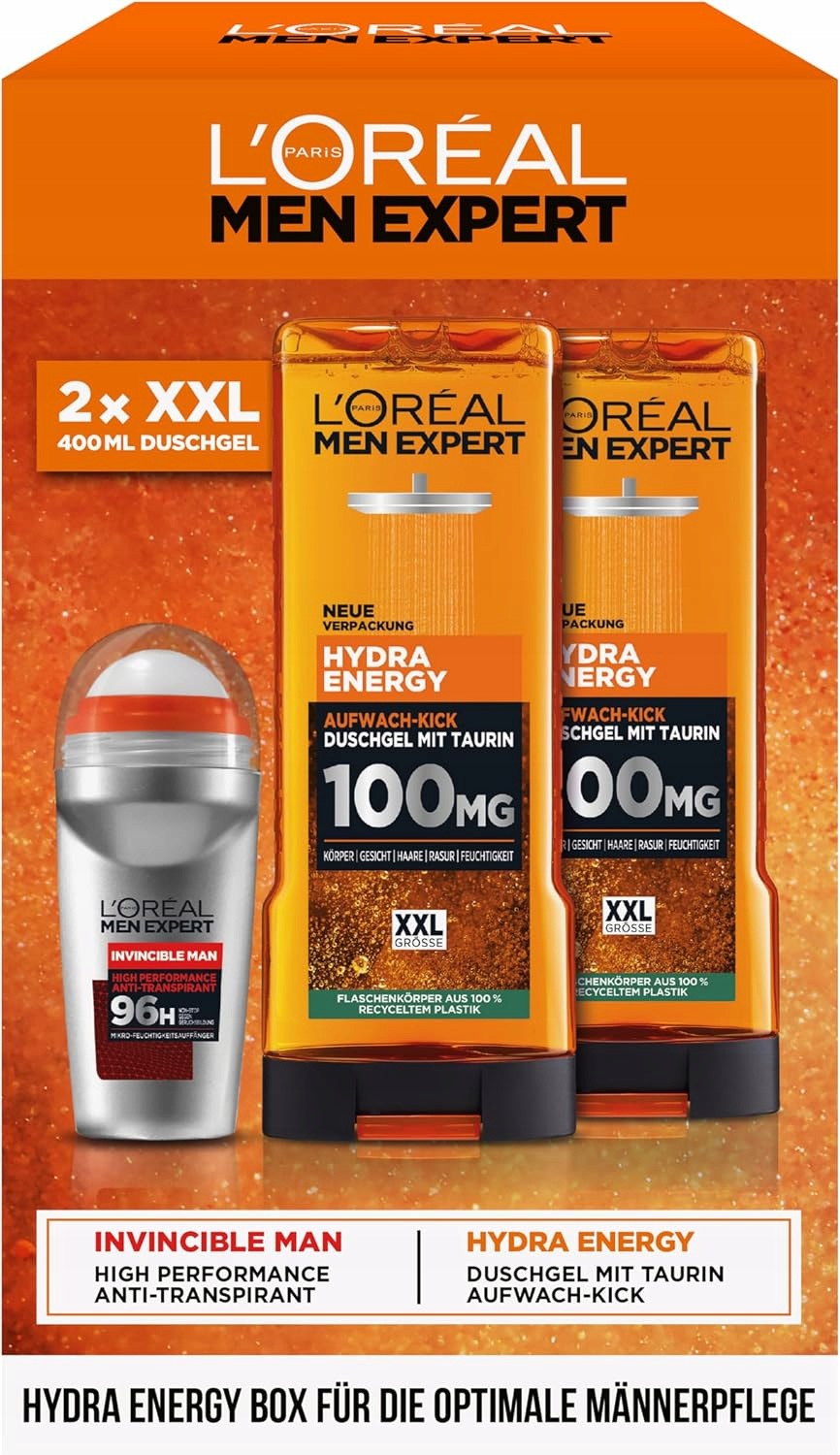 L’Oréal Paris Men Expert Hydra Energy Deodorant sada 3 x 150 ml