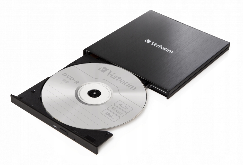 

Nagrywarka zewnętrzna DVD Verbatim Slimline Usb-c