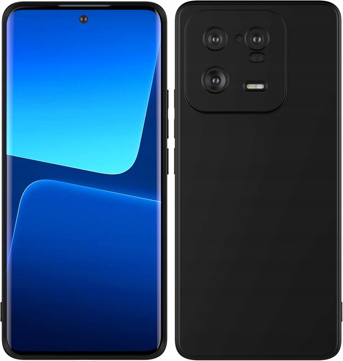 Etui Cresee do Xiaomi 13 Pro Czarny Silikon Plecki Miękkie wnętrze
