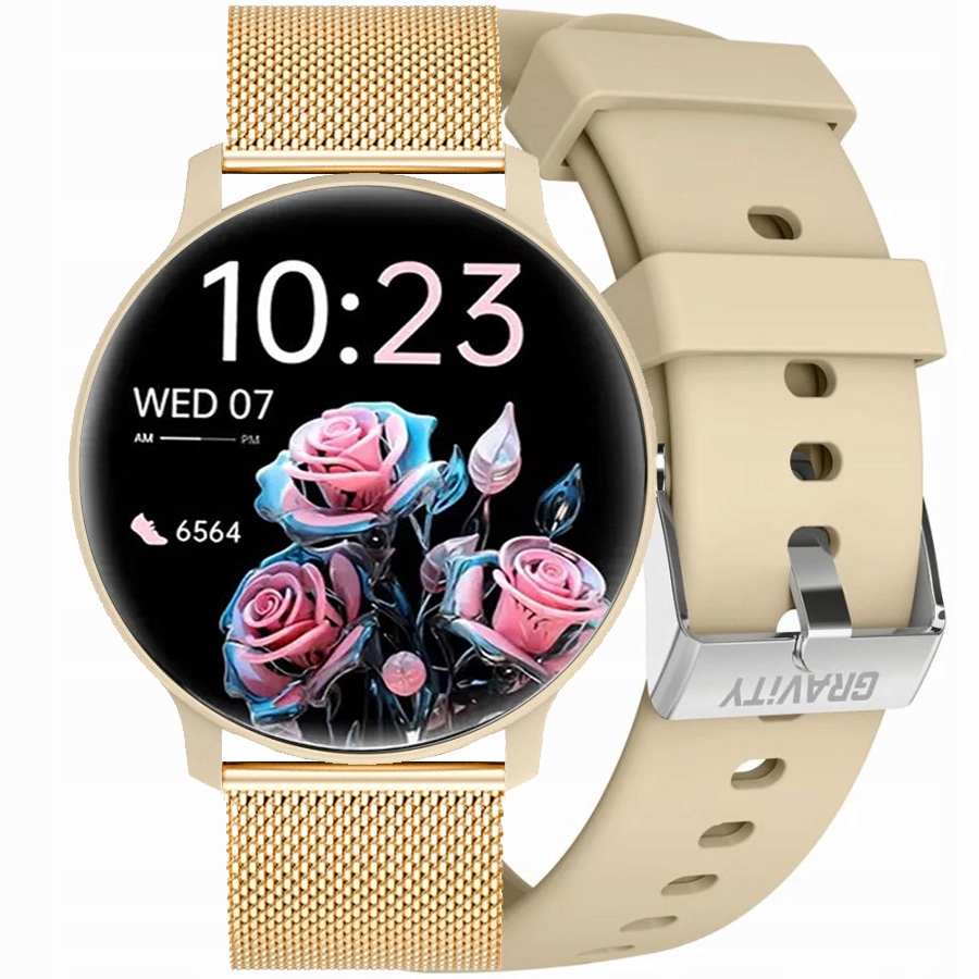 Dámské hodinky Chytré Hodinky GT1 Síťka Mesh Řemínek Pro Hovory Sport Sen