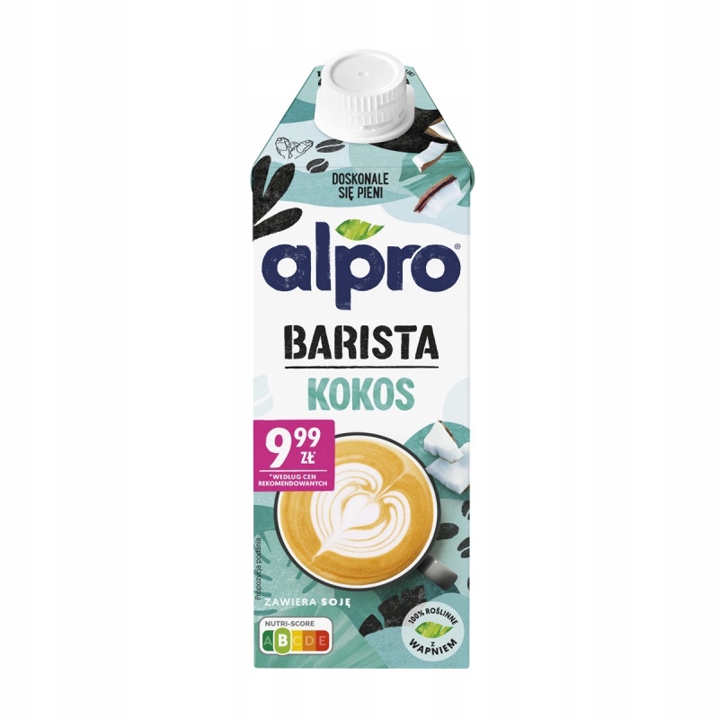 Napój roślinny Alpro kokosowo-sojowy barista 750ml 8szt