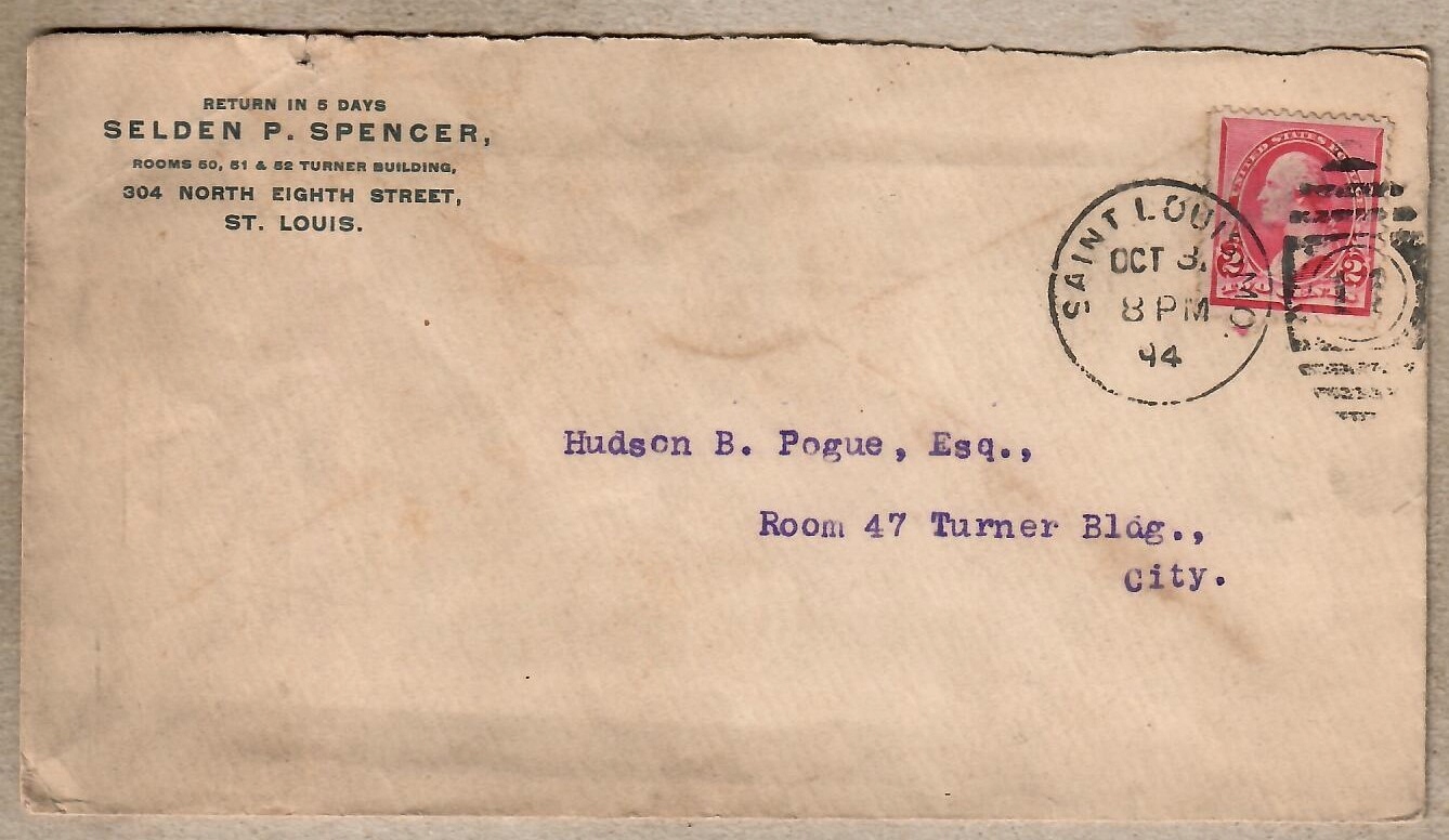 USA, 1894 r. koperta
