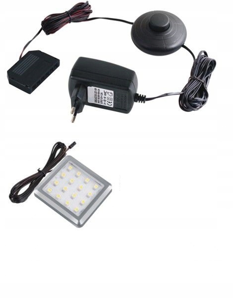 1 punktowe oświetlenie LED SQUARE KOLOR Biały