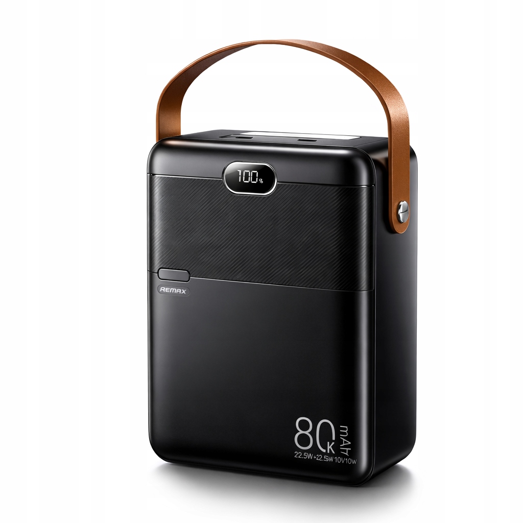 Powerbank Remax RPP-118 80000mAh Rychlé nabíjení 22.5 W černá